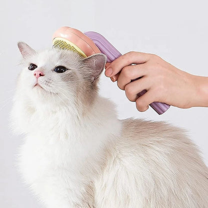 Pumpkin Pet Brush, Self Cleaning Slicker Brush